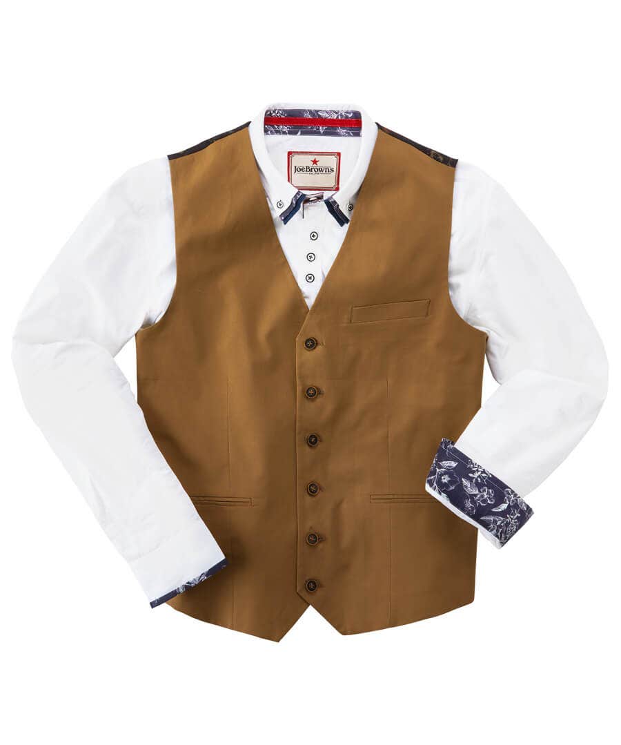 Shop Men's Collection | Waistcoats | Men's Tailoring | Coats & Jackets | Sale Waistcoats | Top Picks | Men，s | Top Picks | Men，s | Men，s Joe Browns Serious Style Waistcoat Tan
