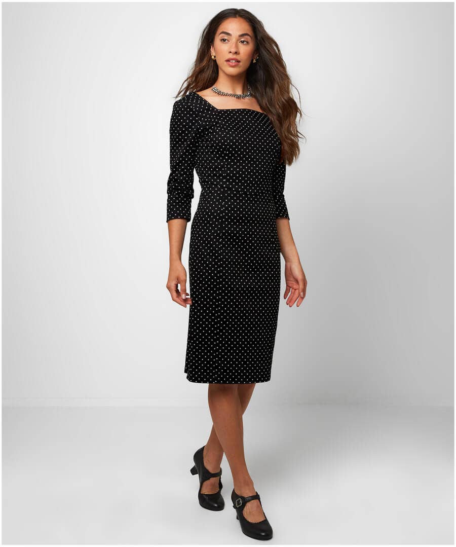 Sale Dresses | Women's Joe Browns Sexy Spot Dress Black/White