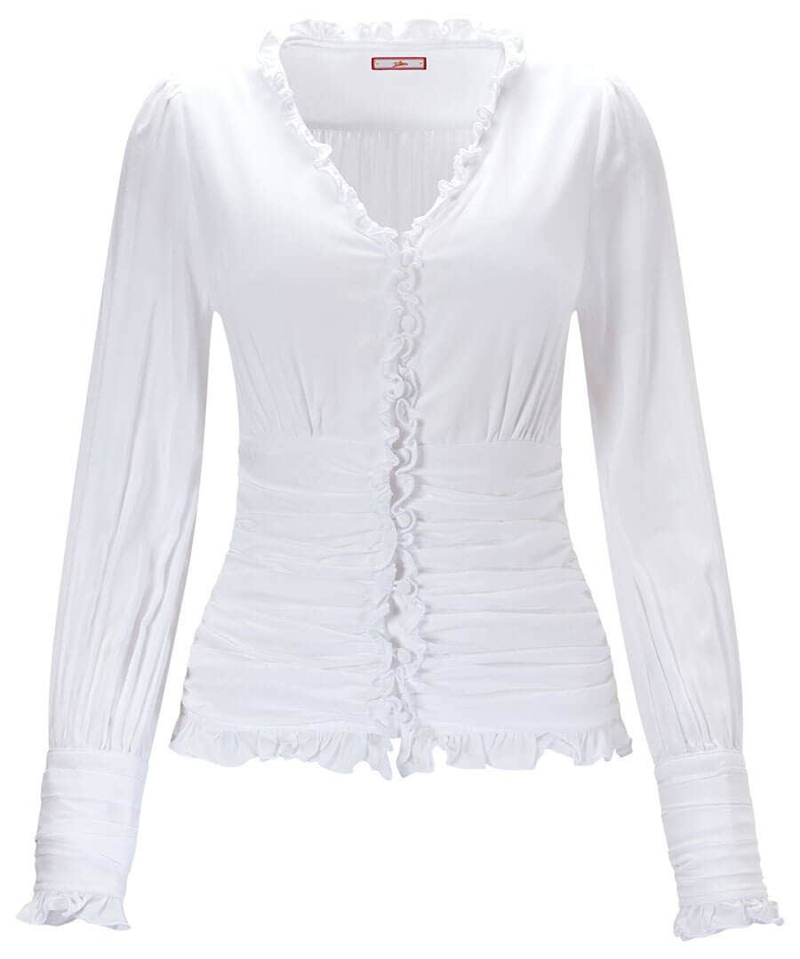 Tops, Tunics & Blouses | Women's Joe Browns Simon's Vintage Style Blouse White