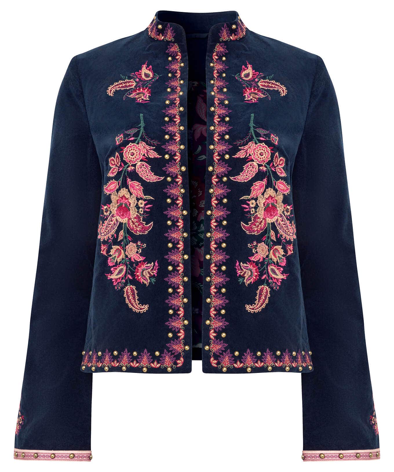 Shop Women's Collection | Coats & Jackets | Shop Blazers | Sale Coats & Jacket | Top Picks | Women's | Women's | Women's Joe Browns Simply Stunning Embroidered Boutique Jacket Navy