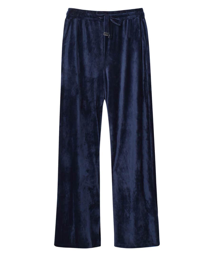 Pyjamas & Loungewear | Gifts | Jeans & Trousers | Women's | Women's | Women's Joe Browns Sloe Joes Velour Trousers Midnight