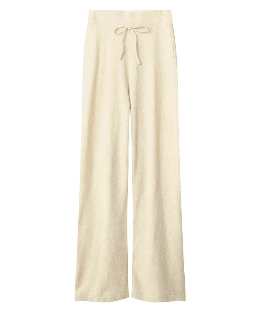 Pyjamas & Loungewear | Sale Pyjamas & Loungewear | Sale Jeans & Trousers | Women's | Women's | Women's Joe Browns Sloe Joes Wide Leg Knitted Trousers Antique White