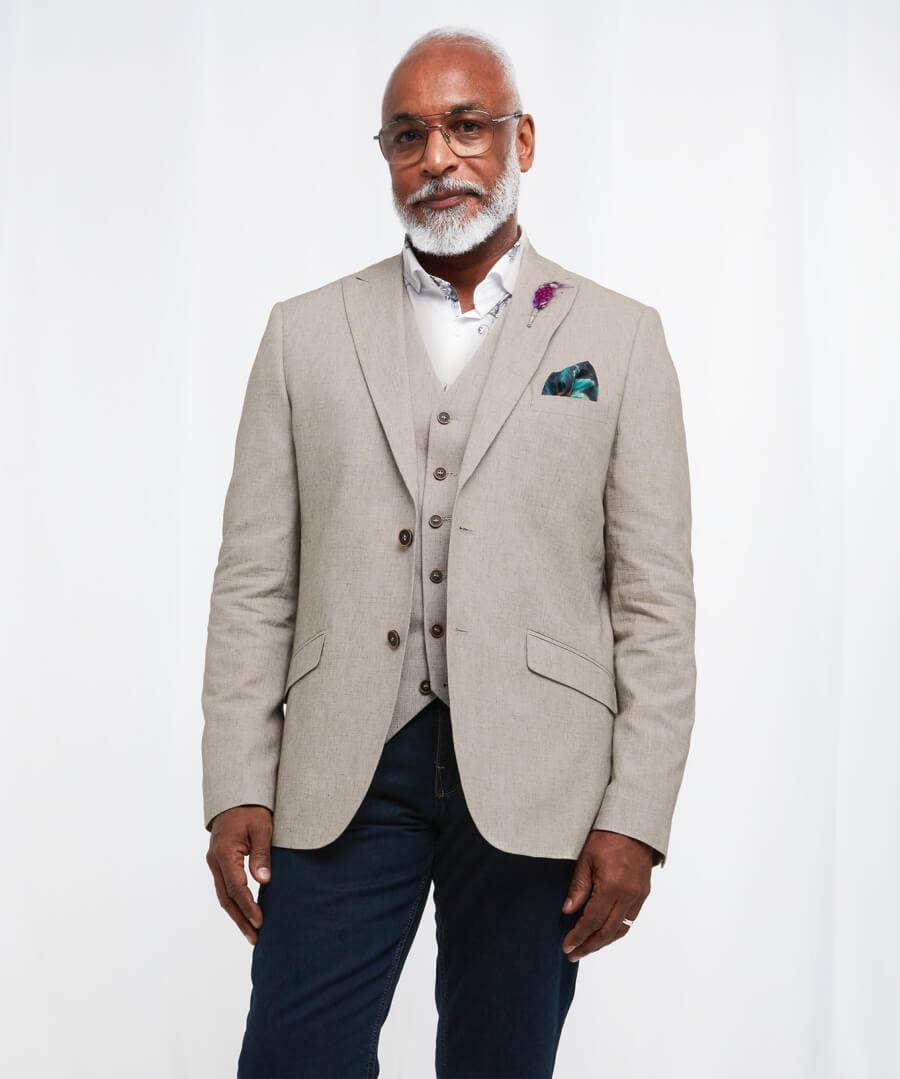 Sale Blazers | Sale Coats & Jacket | Men，s | Men，s Joe Browns Stand Out Summer Blazer Oatmeal