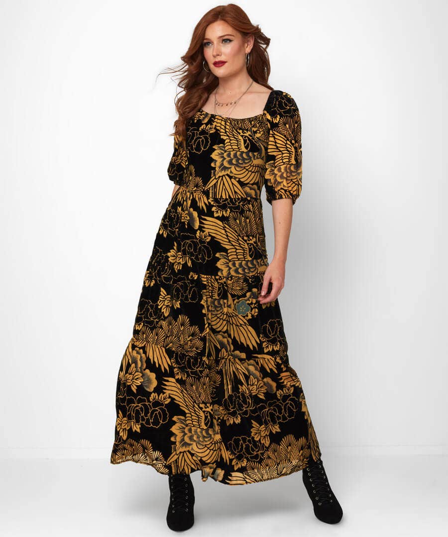 Sale Dresses | Women's Joe Browns Stunning Devore Dress Black