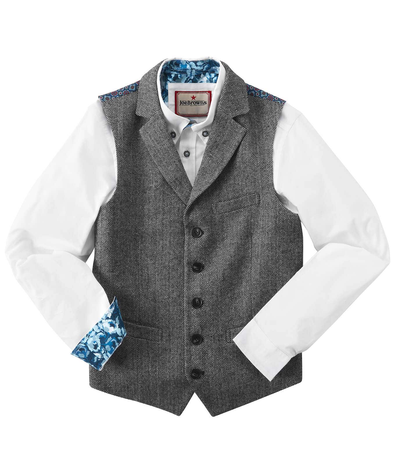 Shop Men's Collection | Men's Partywear | Waistcoats | Men's Tailoring | Coats & Jackets | Top Picks | Top Picks | Men，s | Top Picks | Men，s Joe Browns Tailored To Perfection Waistcoat Grey