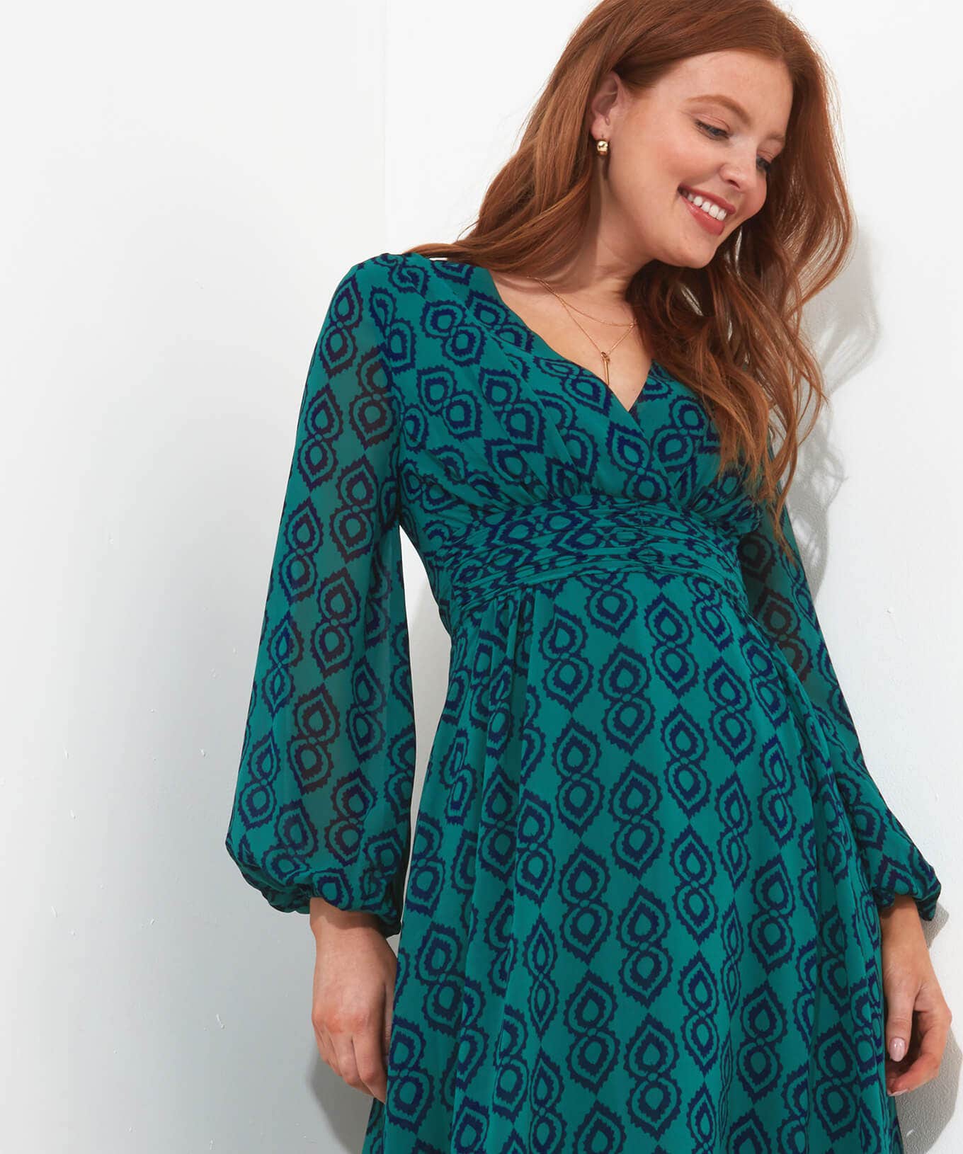 Shop Women's Collection | Midi Dresses | Dresses | Sale Dresses | Top Picks | Top Picks | Women's | Women's Joe Browns Tamzin Printed Dress Green