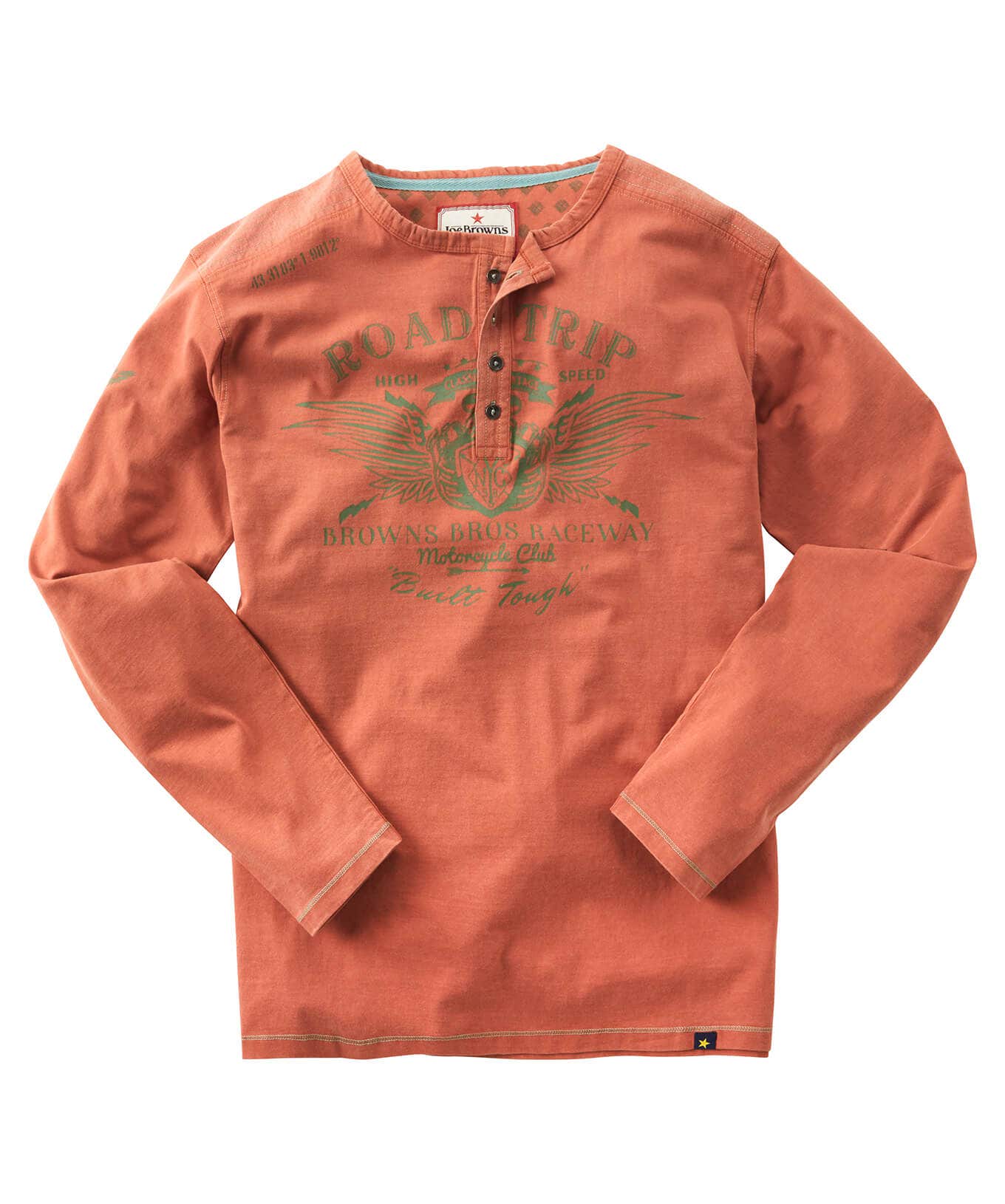 Shop Men's Collection | Henley Tops | Layering Essentials | Tops & T-Shirts | Sale Tops & T-Shirts | Top Picks | Men，s | Men，s | Men，s | Men，s Joe Browns Timeless Trip Henley Orange