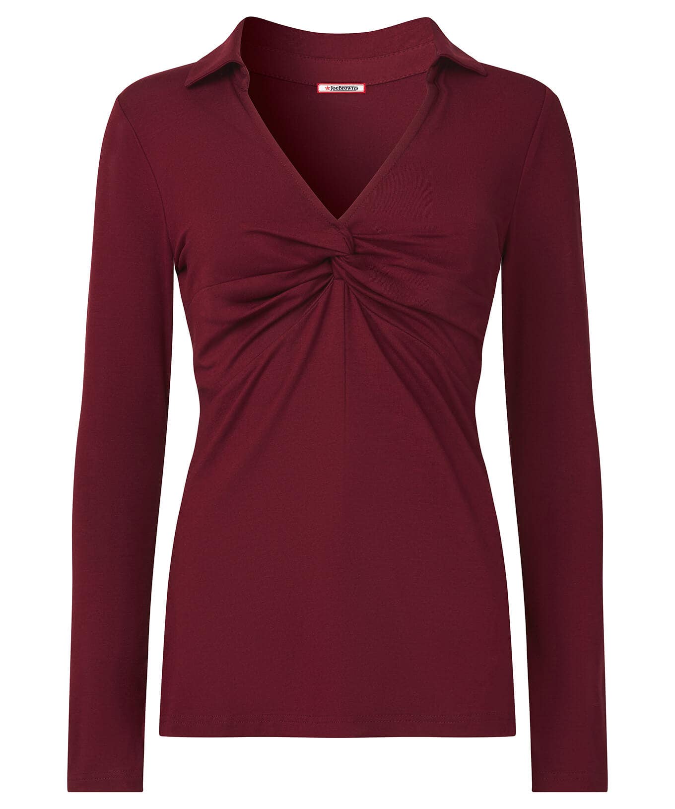 Shop Women's Collection | Tops, Tunics & Blouses | Sale Tops, Tunics & Blouses | Top Picks | Women's | Women's Joe Browns Twist Front Jersey Top Berry