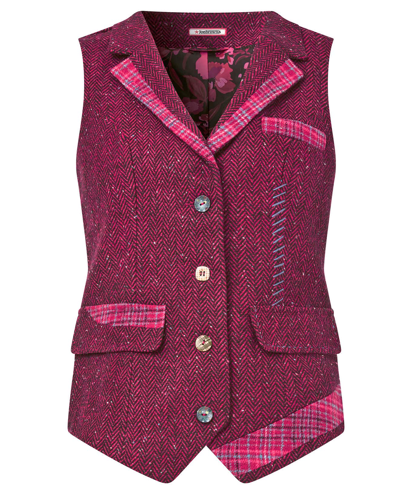 Shop Women's Collection | Waistcoats | Coats & Jackets | Top Picks | Women's | Women's Joe Browns Ultimate Classic Waistcoat Berry