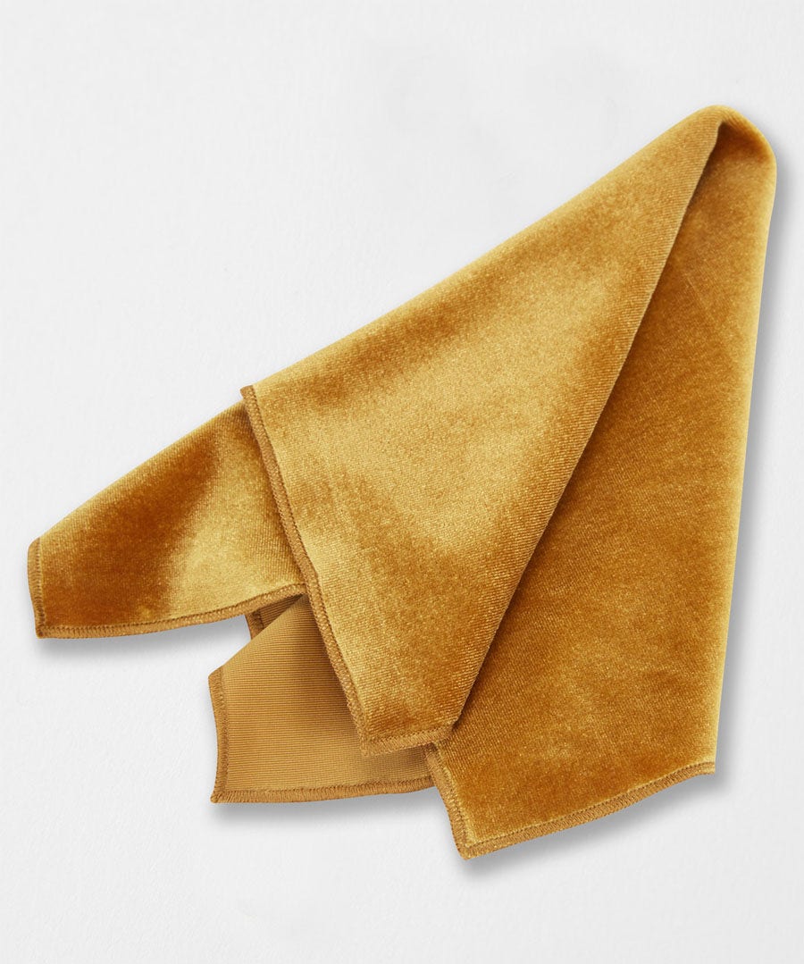 Sale Gifts | Sale Accessories | Men，s | Men，s Joe Browns Velvet Pocket Square Mustard / Dark Red