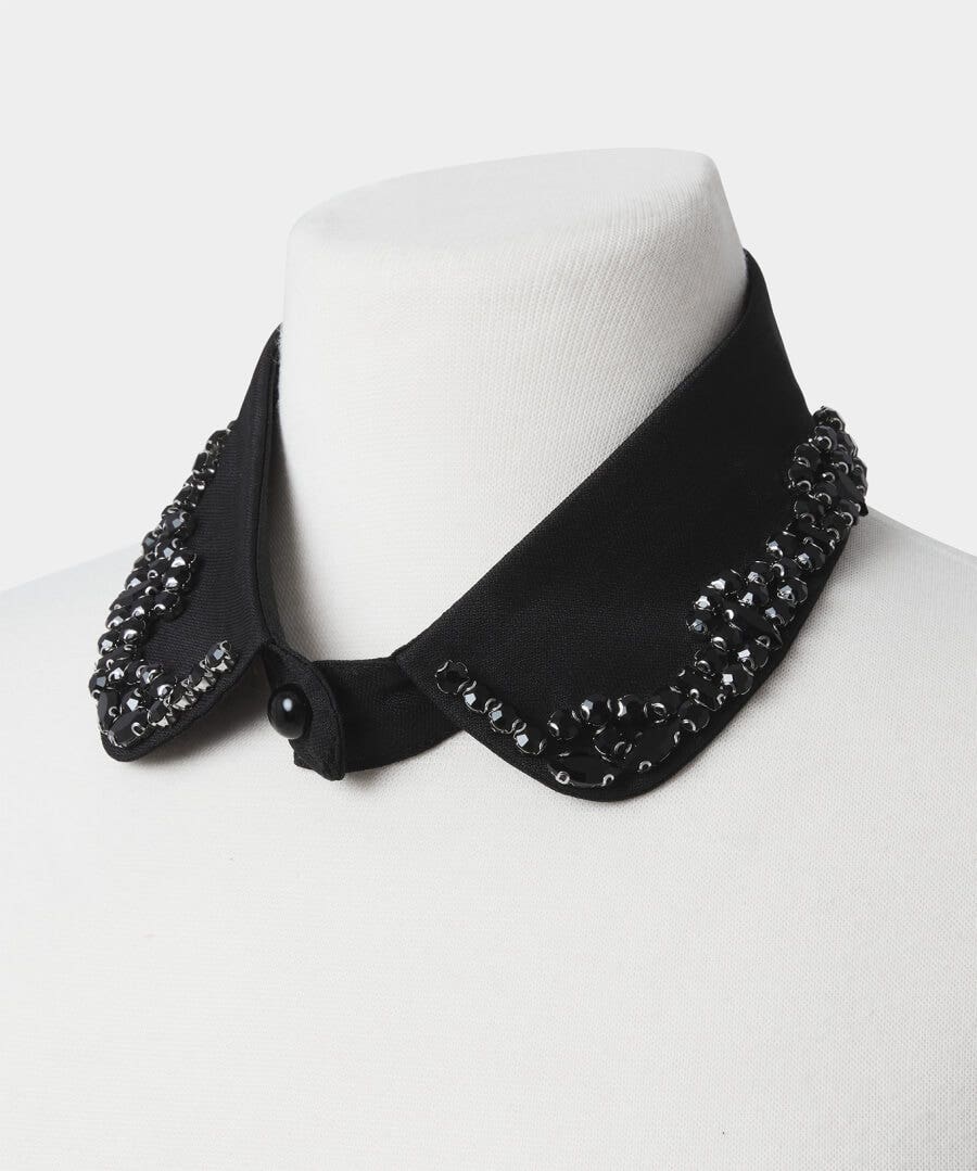 Sale Accessories & Jewellery | Women's Joe Browns Vintage Beaded Round Collar Black