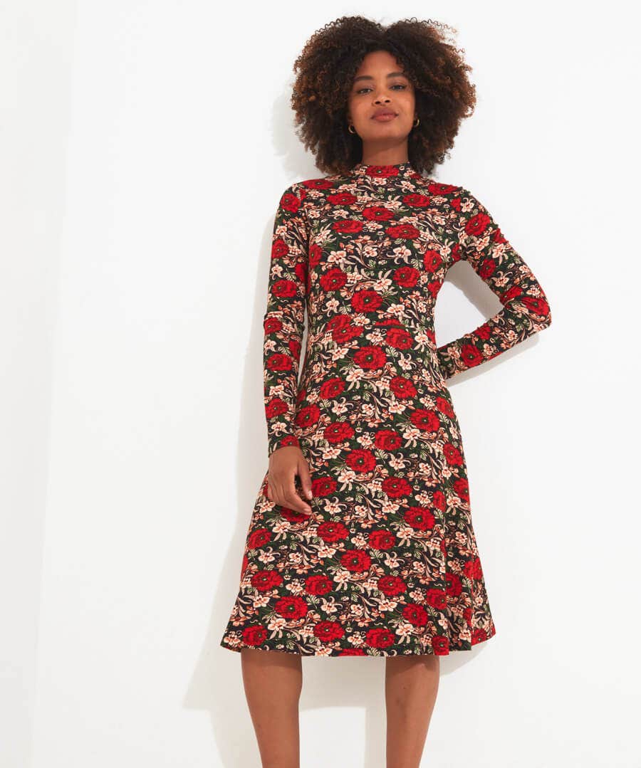 Shop Women's Collection | Dresses | Sale Dresses | Top Picks | Women's | Women's Joe Browns Winter Garden Dress Multi