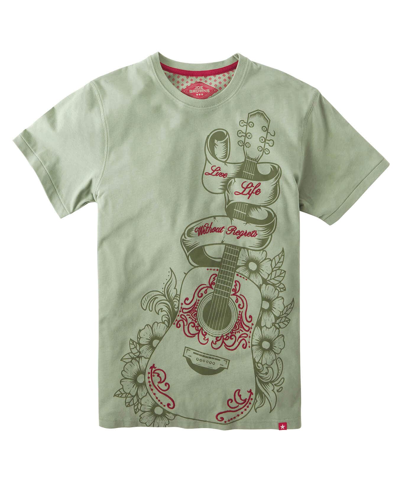 Shop Men's Collection | Graphic T-Shirts | Tops & T-Shirts | Sale Tops & T-Shirts | Top Picks | Top Picks | Men，s | Men，s Joe Browns Without Regrets Tee Khaki